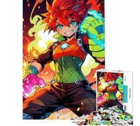 1000 Pieces Jigsaws Adults Puzzles Gifts Fiery Crazy Boy Difficult And Challenge Home Art Decor Educational Toy for And from 14 Years And over (38x26cm)