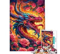 1000 Pieces Jigsaws Adults Puzzles Gifts Flames Enchanted Dance Adult Jigsaw Puzzle Fun Games Improve Memory Challenging To Complete (size 38x26cm)
