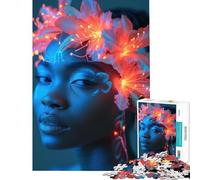 1000 Pieces Jigsaws Adults Puzzles Gifts Floral Simplicity for Educational Game Toy Intellectual Game Art Work Gifts Family Activities (Size 38x26cm)