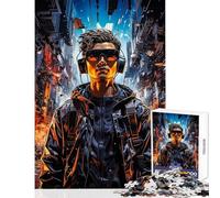 1000 Pieces Jigsaws Adults Puzzles Gifts Future Beats Fun Games Pattern Assembly Toy Wall Decor for Is Ideal As A Gifts (50x75cm)