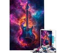 1000 Pieces Jigsaws Adults Puzzles Gifts Galactic Guitar Glow- Adult Jigsaw Puzzle Toy Wall Decor Wall Art Gifts for Friends And Family (size 38x52cm)