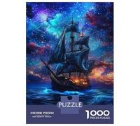 1000 Pieces Jigsaws Adults Puzzles Gifts Galactic Sail Voyage -6 Puzzles for Adults Brain Teaser Game Analysis And Logic Birthday Present, Gifts, 52x38cm/1000pcs