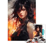 1000 Pieces Jigsaws Adults Puzzles Gifts Girl Next Door for Educational Game Challenge Toy Educational Game Wall Decoration Art Work Gifts (Size 38x52cm)