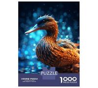 1000 Pieces Jigsaws Adults Puzzles Gifts Glowing Mallard Duck Puzzles for Adults Brain Teaser Game Analysis And Logic Birthday Present, Gifts, 52x38cm/1000pcs