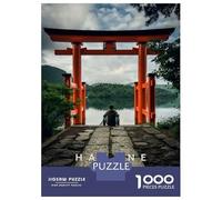 1000 Pieces Jigsaws Adults Puzzles Gifts Hakone Shrine Japan Jigsaws for Adults Relaxing Games Wall Decoration Birthday Present, Gifts, 38x26cm/1000pcs