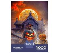 1000 Pieces Jigsaws Adults Puzzles Gifts Halloween Mystery House Jigsaws for Adults Fun Games For Family Fun Great Gift for Gaming 70x50cm/1000pcs