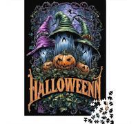 1000 Pieces Jigsaws Adults Puzzles Gifts Halloween Witch Hat Decorations Puzzle for Adults Relax Games Hand Speed Race Birthday Present, Gifts, 38x26cm/1000pcs