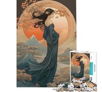 1000 Pieces Jigsaws Adults Puzzles Gifts Harmony in Japanese Nature Help The Brain Exercise But Fun And Humorous Educational Game for Age 14+ Game (50x75cm)