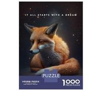 1000 Pieces Jigsaws Adults Puzzles Gifts It All Starts With A Dream Jigsaws for Adults Fun Games For Family Fun Great Gift for Gaming 52x38cm/1000pcs