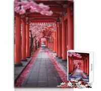 1000 Pieces Jigsaws Adults Puzzles Gifts Japan Temple Inspiration Educational Family Game Difficult Challenge Gifts Ideas Size 38x26cm
