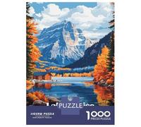 1000 Pieces Jigsaws Adults Puzzles Gifts Lake Louise, Canada Teenager Puzzles Hands-on Game Wall Decoration Great Gift for Gaming 70x50cm/1000pcs