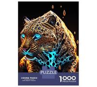 1000 Pieces Jigsaws Adults Puzzles Gifts Leopard Diamonds Jigsaw for Adults Family Games A Work of Art Gifts for Friends And Family 70x50cm/1000pcs