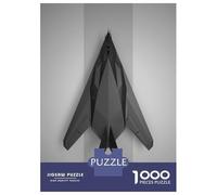 1000 Pieces Jigsaws Adults Puzzles Gifts Lockheed F117 Nighthawk Jigsaw Fun Games Precision Cutting Gifts for Friends And Family 38x26cm/1000pcs