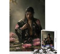1000 Pieces Jigsaws Adults Puzzles Gifts Lotus of Longing - Silent Grace Adult Jigsaw Puzzles Pattern Assembly for Birthday, for Friends And Family (38x26cm)