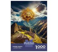 1000 Pieces Jigsaws Adults Puzzles Gifts Machu Picchu Sun God Puzzles for Adults Toy Wall Decor Perfect Decoration Challenging To Complete 38x26cm/1000pcs