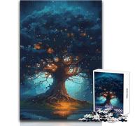 1000 Pieces Jigsaws Adults Puzzles Gifts Magical Tree Educational Family Game Difficult Challenge Gifts Ideas Size 38x52cm