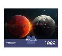 1000 Pieces Jigsaws Adults Puzzles Gifts Mars Vs Earth The Ultimate Space Showdown Teenager Puzzles Family Games But Fun And Humorous Birthday Present, Gifts, 70x50cm/1000pcs