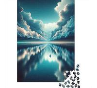 1000 Pieces Jigsaws Adults Puzzles Gifts Mirrored Cloudscape Serenity Adult Jigsaw Puzzle Relax Games Analysis And Logic Birthday Present, Gifts, 38x26cm/1000pcs