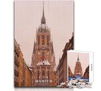 1000 Pieces Jigsaws Adults Puzzles Gifts Munich Challenging Game Toys Perfect Decoration Toy Wall Decor Size 38x52cm