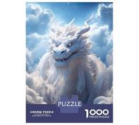 1000 Pieces Jigsaws Adults Puzzles Gifts Mystical Cloud Dragon Puzzle for Adults Hands-on Game Analysis And Logic Challenging To Complete 52x38cm/1000pcs