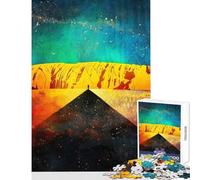 1000 Pieces Jigsaws Adults Puzzles Gifts Path to The Sacred Rock Impossible Game Suitable for Couples Home Decoration Toys Fun Activities at Home (38X26cm)