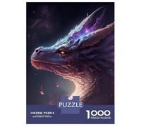1000 Pieces Jigsaws Adults Puzzles Gifts Pink Space Dragon Jigsaw for Adults Brain Teaser Game Perfect Decoration Challenging To Complete 70x50cm/1000pcs