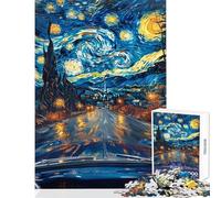 1000 Pieces Jigsaws Adults Puzzles Gifts Point Of View Starry Night Family Games Improve Memory Educational Toy Interesting Stress Reduction (38X52cm)
