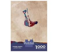 1000 Pieces Jigsaws Adults Puzzles Gifts Pole Vault Watercolor Art Jigsaw for Adults Family Games A Work of Art Gifts for Friends And Family 70x50cm/1000pcs