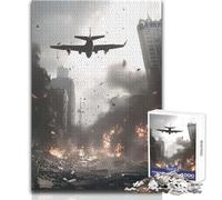 1000 Pieces Jigsaws Adults Puzzles Gifts Post-Apocalyptic Cityscape Brainteaser Family Games Analysis And Logic DIY Toys Size 50x75cm