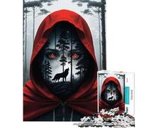 1000 Pieces Jigsaws Adults Puzzles Gifts Red Riding Hood Learning Educational Toys Educational Game Home Art Decor Great Gifts (Size 38x26cm)