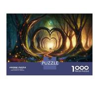 1000 Pieces Jigsaws Adults Puzzles Gifts Romantic Forest Pathway Puzzles for Adults Brain Teaser Game Analysis And Logic Birthday Present, Gifts, 52x38cm/1000pcs