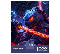 1000 Pieces Jigsaws Adults Puzzles Gifts Samurai Turtle Warrior Animal Puzzle for Adults Relax Games For Family Fun Gifts for Friends And Family 70x50cm/1000pcs