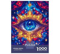 1000 Pieces Jigsaws Adults Puzzles Gifts Stellar Eye Puzzles for Adults Fun Games Staycation Kill Time Birthday Present, Gifts, 38x26cm/1000pcs
