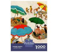 1000 Pieces Jigsaws Adults Puzzles Gifts The Beach Jigsaws for Adults Relaxing Games Wall Decoration Birthday Present, Gifts, 70x50cm/1000pcs