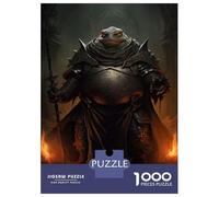 1000 Pieces Jigsaws Adults Puzzles Gifts The Dark Frog Jigsaw for Adults Brain Teaser Game Perfect Decoration Challenging To Complete 52x38cm/1000pcs