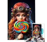 1000 Pieces Jigsaws Adults Puzzles Gifts The Enigmatic Confectioner Jigsaw Brain Teaser Game Wall Decoration Gifts for Friends And Family (Size 50x75cm)