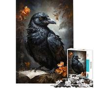 1000 Pieces Jigsaws Adults Puzzles Gifts The Raven Scholar Jigsaw Puzzle Relaxing Games Analysis And Logic Great Gifts for Gaming (Size 38x52cm)
