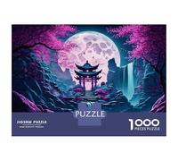 1000 Pieces Jigsaws Adults Puzzles Gifts Torii Gate Moonlight Jigsaw for Adults Family Games A Work of Art Gifts for Friends And Family 70x50cm/1000pcs