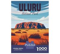 1000 Pieces Jigsaws Adults Puzzles Gifts Uluru National Park Puzzles for Adults Toy Wall Decor Perfect Decoration Challenging To Complete 38x26cm/1000pcs