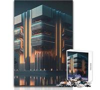 1000 Pieces Jigsaws Adults Puzzles Gifts Urban Architecture Educational Family Game Difficult Challenge Gifts Ideas Size 38x26cm