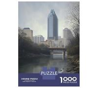 1000 Pieces Jigsaws Adults Puzzles Gifts Urban Oasis Austin USA Puzzles for Adults Fun Games Staycation Kill Time Birthday Present, Gifts, 38x26cm/1000pcs