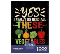 1000 Pieces Jigsaws Adults Puzzles Gifts Vegetable Lover Gift Vegan Jigsaw for Adults Family Games A Work of Art Gifts for Friends And Family 38x26cm/1000pcs