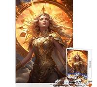 1000 Pieces Jigsaws Adults Puzzles Gifts Virgo Zodiac Sign DIY Toys Art Work Gift Educational Game Artists' Collection, Fine Arts (Size 50x75cm)