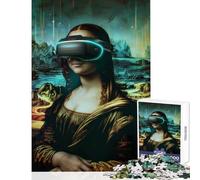 1000 Pieces Jigsaws Adults Puzzles Gifts Virtual Renaissance DIY Toys Gift For Birthdays Educational Games Challenging To Complete Size 38x52cm