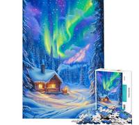 1000 Pieces Jigsaws Adults Puzzles Gifts Winter Wonderland Cabin Help The Brain Exercise But Fun And Humorous Educational Game for Age 14+ Game (38x26cm)
