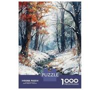1000 Pieces Jigsaws Adults Puzzles Gifts Winters Whisper Puzzles for Adults Fun Games Staycation Kill Time Birthday Present, Gifts, 70x50cm/1000pcs