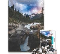 1000 Pieces Jigsaws Adults Puzzles Gifts Yoho National Park Canada Wall Decoration Brain Teaser Game Suitable for Ages 14 And Up (size 50x75cm)