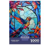 1000 Pieces Jigsaws Adults Puzzles Glass Hummingbird No6 Puzzle for Adults Brain Teaser Game Analysis And Logic for Is Ideal As A Gift 38x26cm/1000pcs
