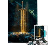 1000 Pieces Jigsaws Adults Puzzles Golden Excalibur Learning Educational Toys Family Game Difficult Hard Secret Santa Gifts (Size 50x75cm)