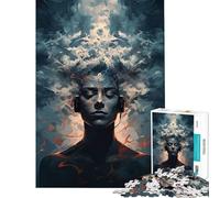 1000 Pieces Jigsaws Adults Puzzles Hear The Storm Fun Activities at Home A Work of Art Brain Teaser Game for Ages 14 And over (50X75CM)